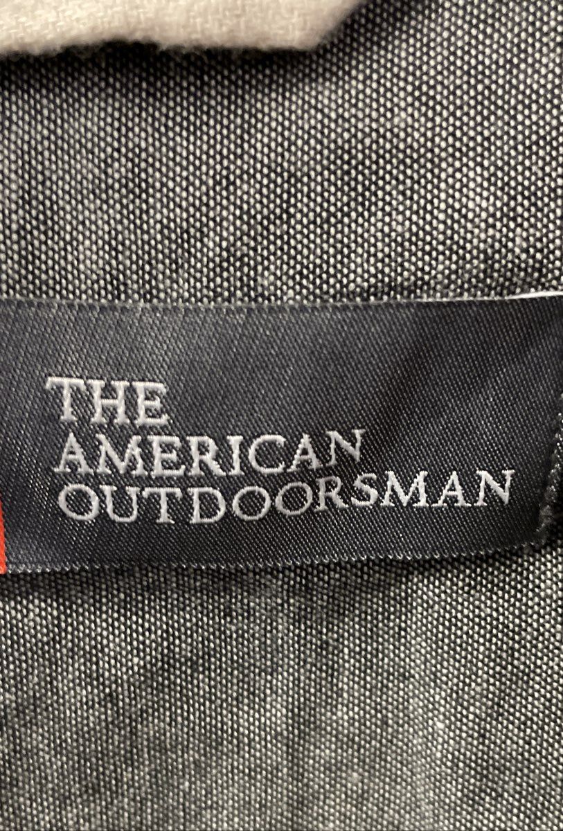 American Outdoorsman Men's Grey Plaid Long Sleeve Button Up Shirt Sz XXL NWT