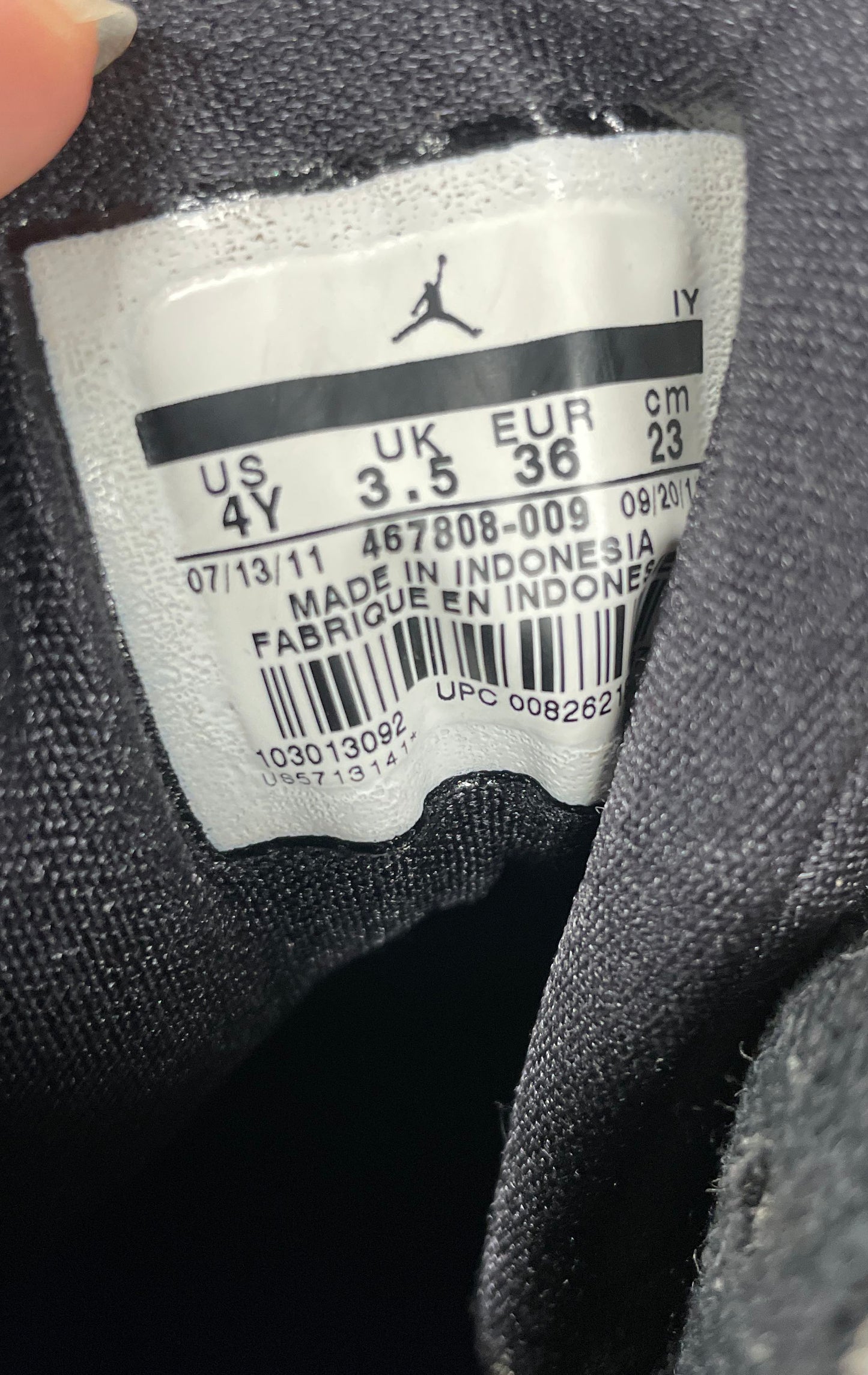 Youth Nike Air Jordan 8 GS 'Aqua/Black/Purple' Sneakers Size 4Y