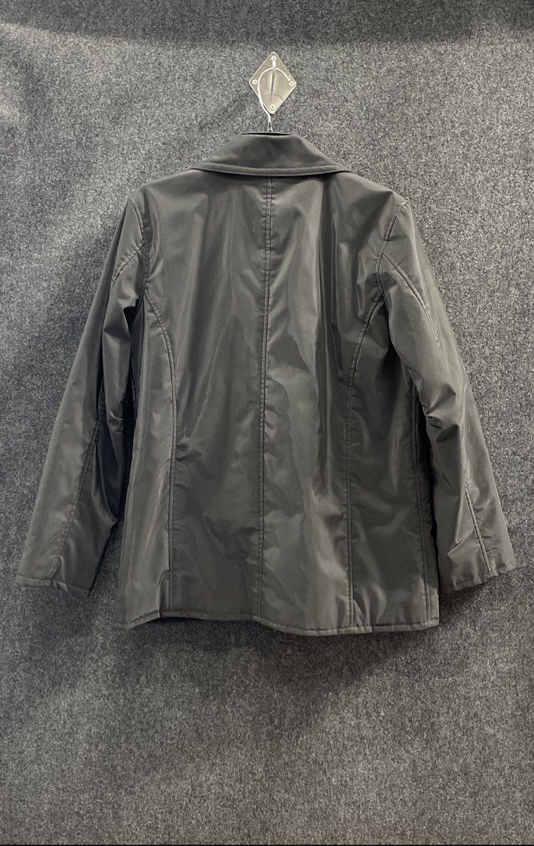American Eagle Outfitters Women's Black Double Breasted Rain Jacket Sz M