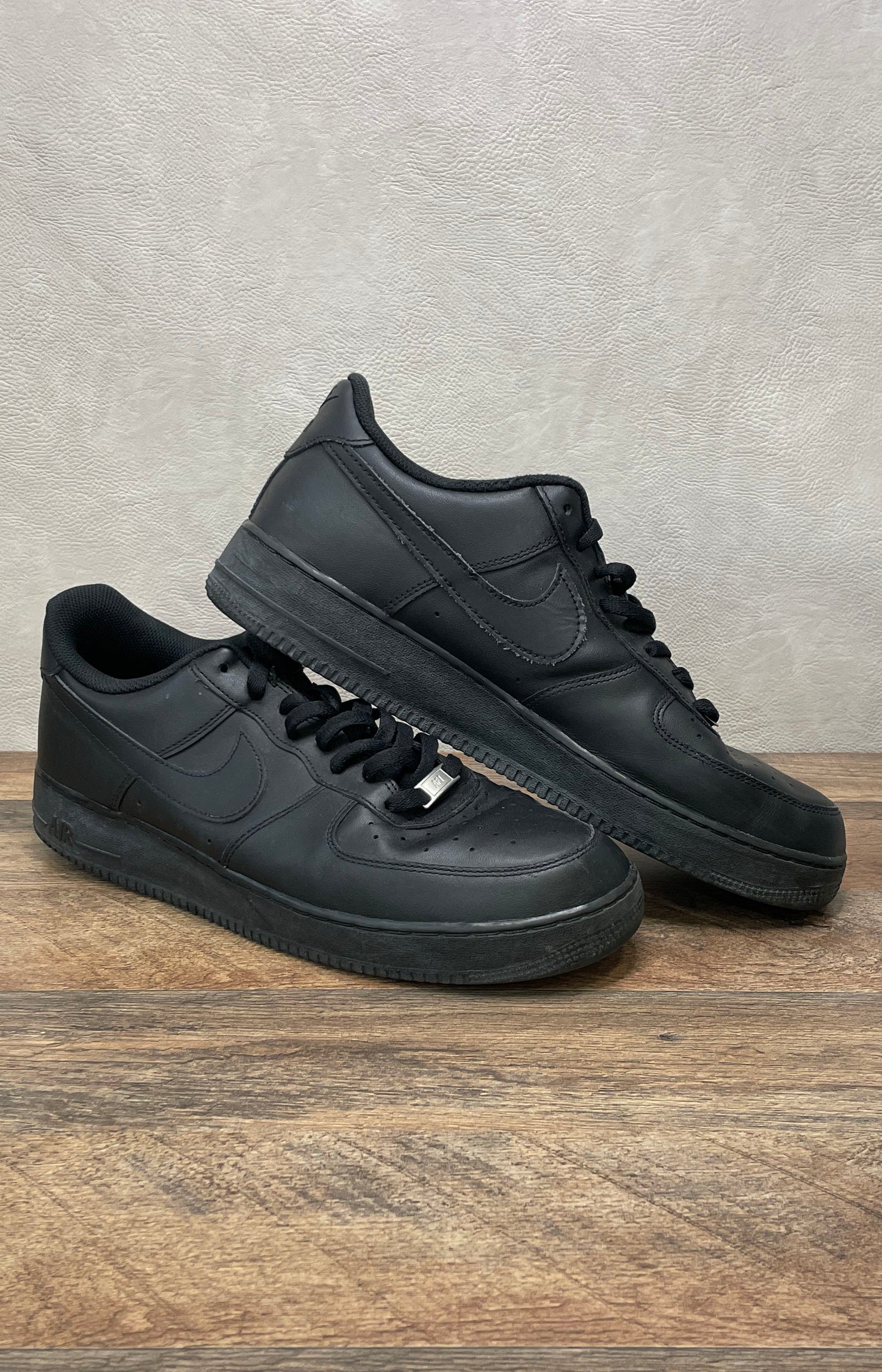 Nike Air Force 1 '07 Low Triple Black Men's Sneakers Size 13
