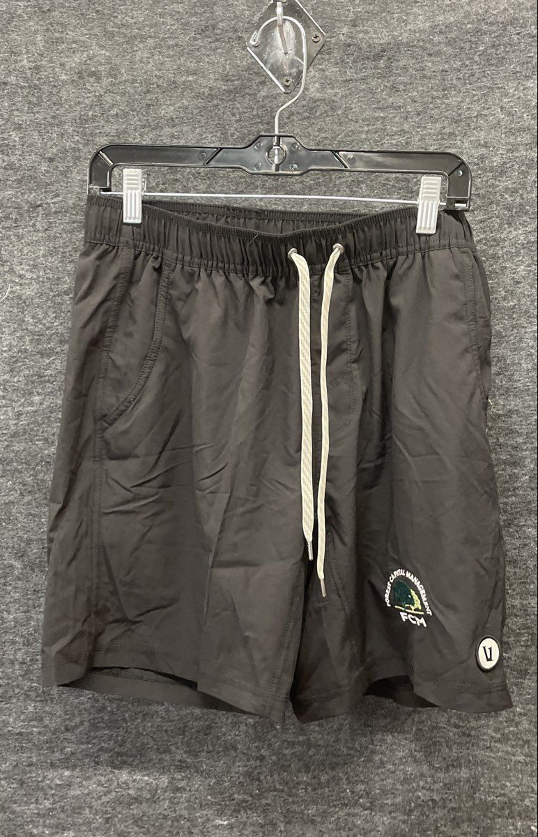 Vuori Men's Black Kore Athletic Run Travel Shorts FCM Logo NWT Size M