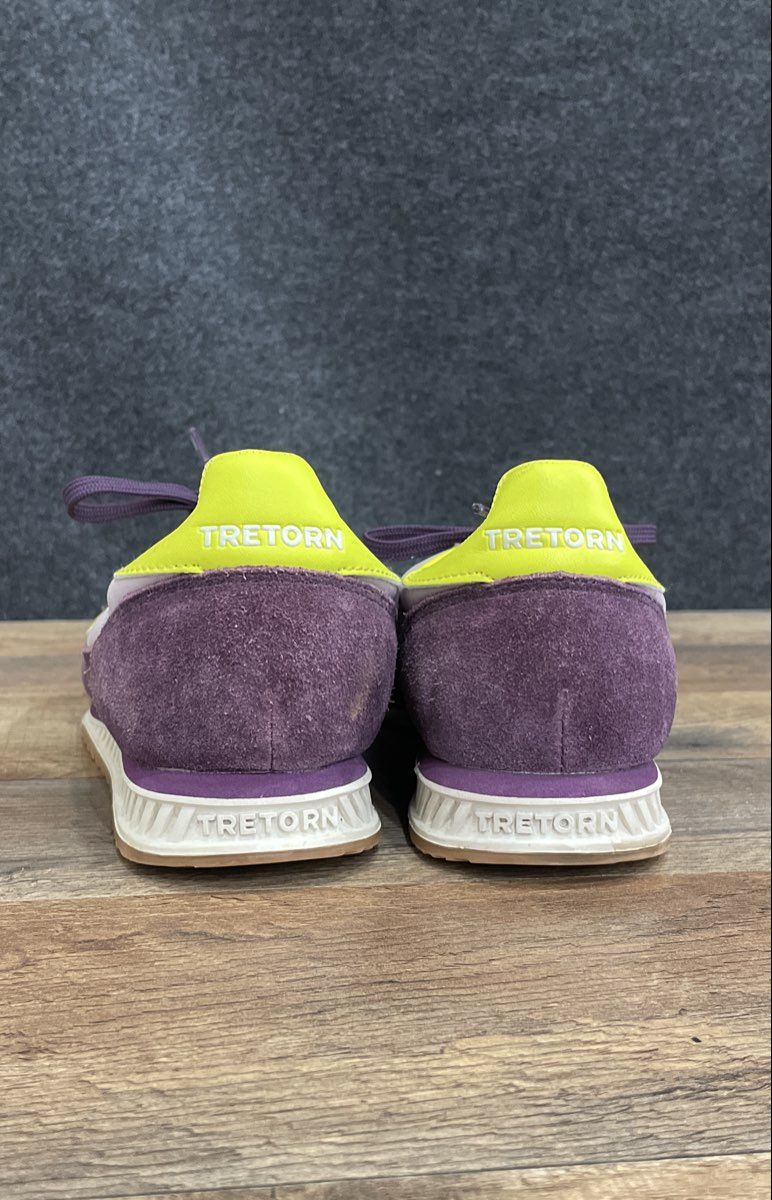 Tretorn Rawlins 2 Purple Neon Green Lifestyle Sneakers Women's Size 8