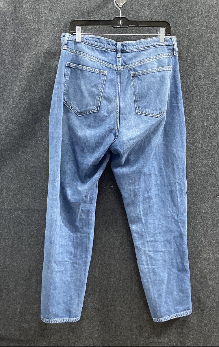 Gap Women's Blue High Rise Wide-Leg Denim Jeans 100% Cotton Sz 12/31R