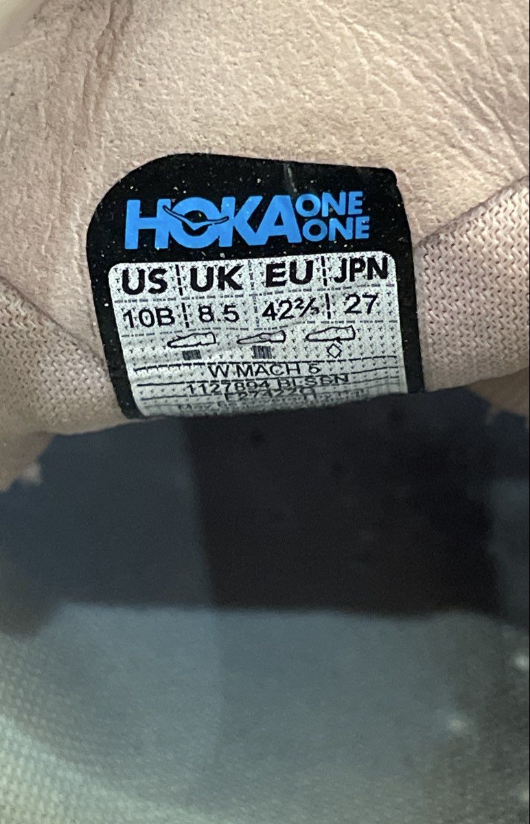 Hoka Mach 5 Blue Fog Summer Song Women's Running Shoes Size 10B