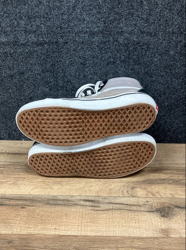 Vans Sk8-Hi Black Grey White High Top Skate Shoes Men's Size 10