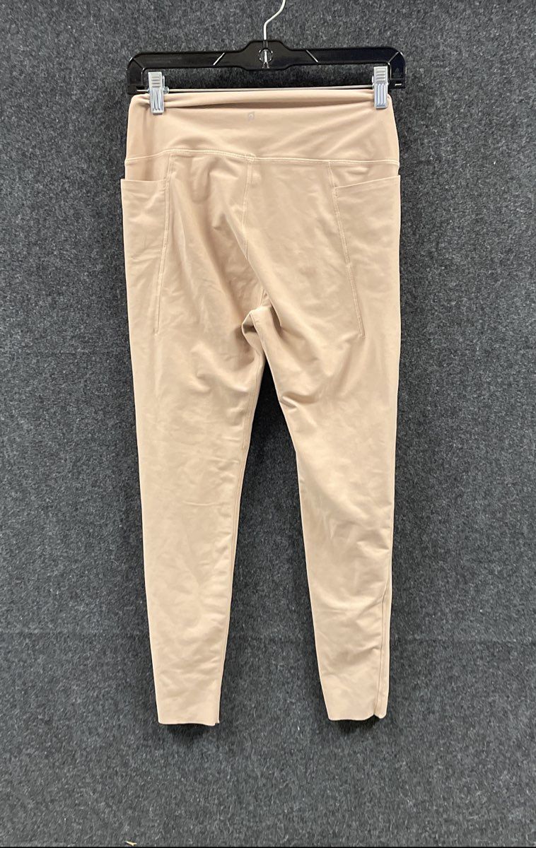 Peloton Women's Tan High Waist Side Pockets Activewear Leggings Sz M