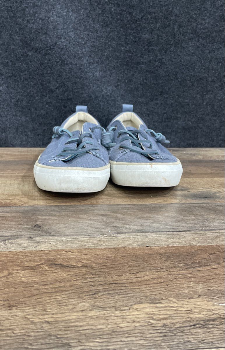 Sperry Crest Vibe Blue Textile Slip On Sneakers Women's Size 9 M