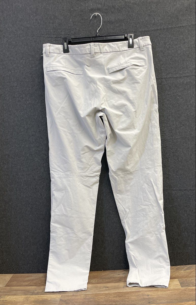Lululemon Men's Commission Chino Pants Light Gray Warpstreme Sz 36