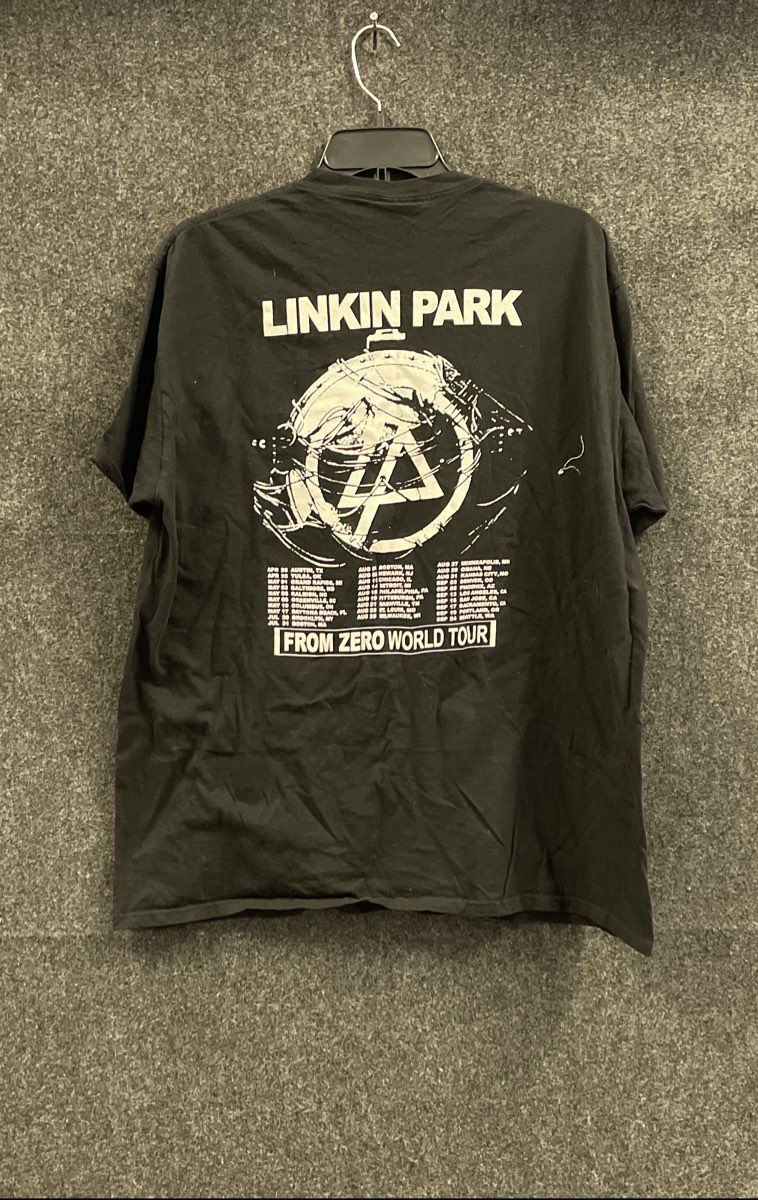 Linkin Park From Zero World Tour 2025 Graphic T-Shirt Black Sz XL