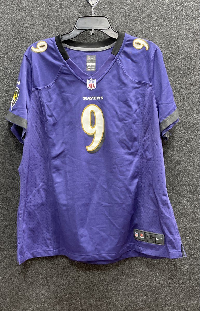 Nike Men's Baltimore Ravens Justin Tucker #9 Purple NFL On Field Jersey Sz XXL