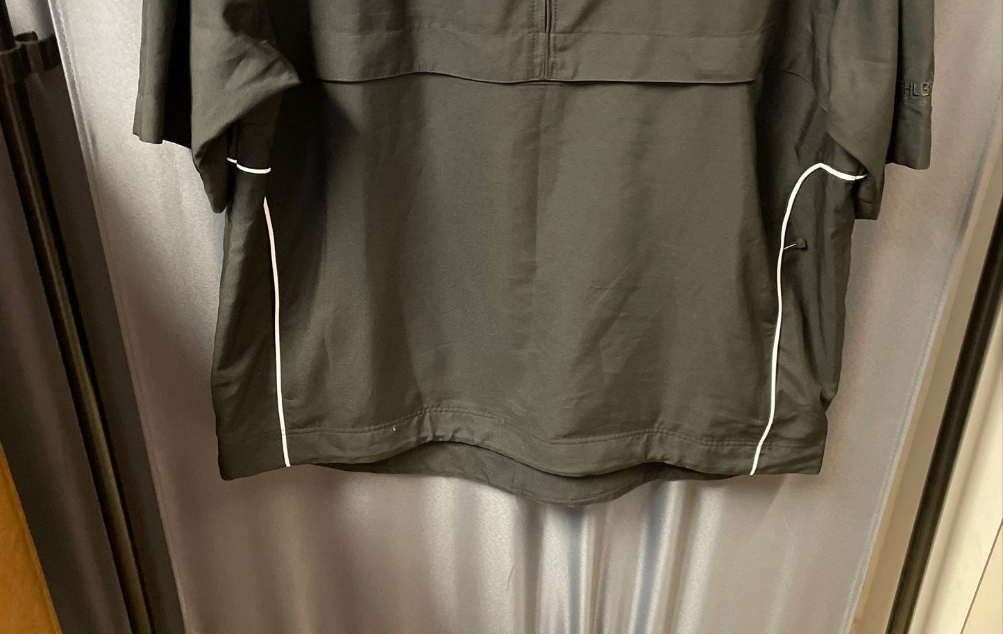 Cutter & Buck Men's Black 1/2 Zip Short Sleeve Pullover Windbreaker NWT Sz XL
