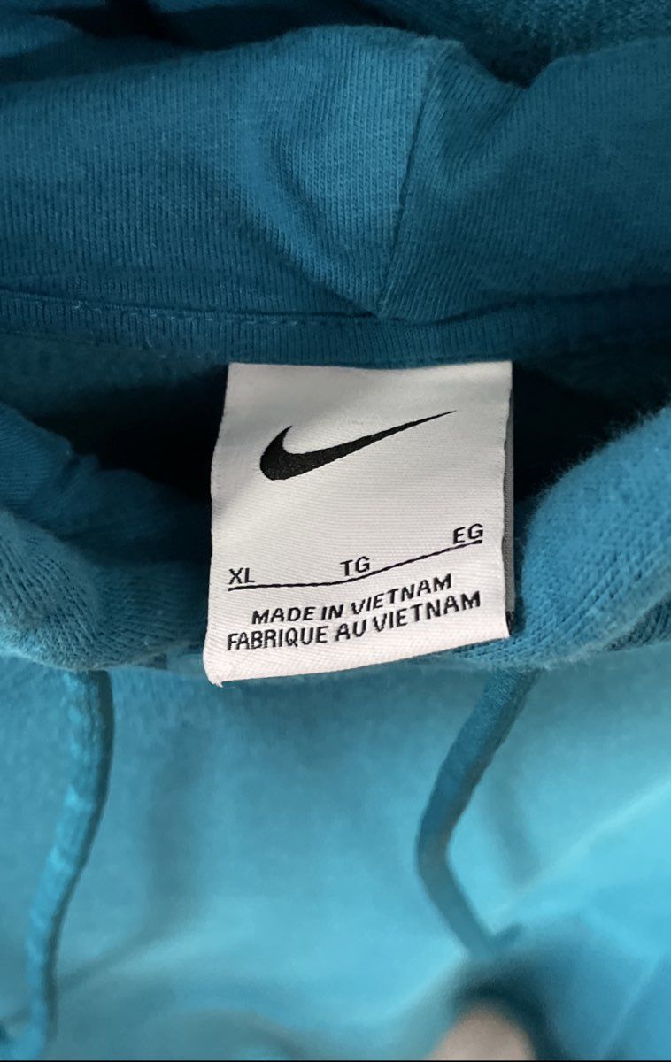 Nike Women's Sabrina Ionescu Teal Pullover Hoodie Signature Logo Sz XL