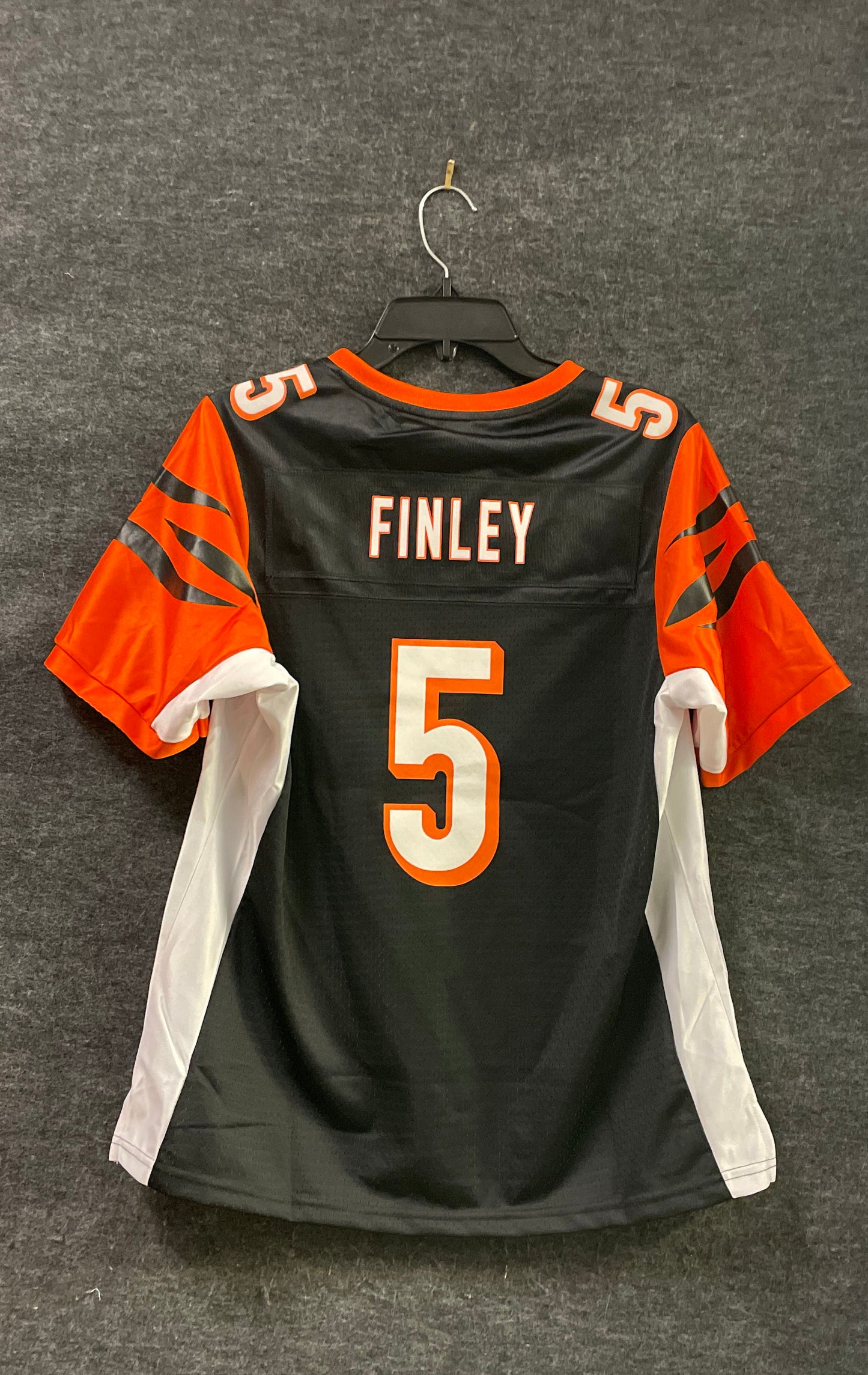 NFL Pro Line Cincinnati Bengals Ryan Finley #5 Football Jersey Black Sz M