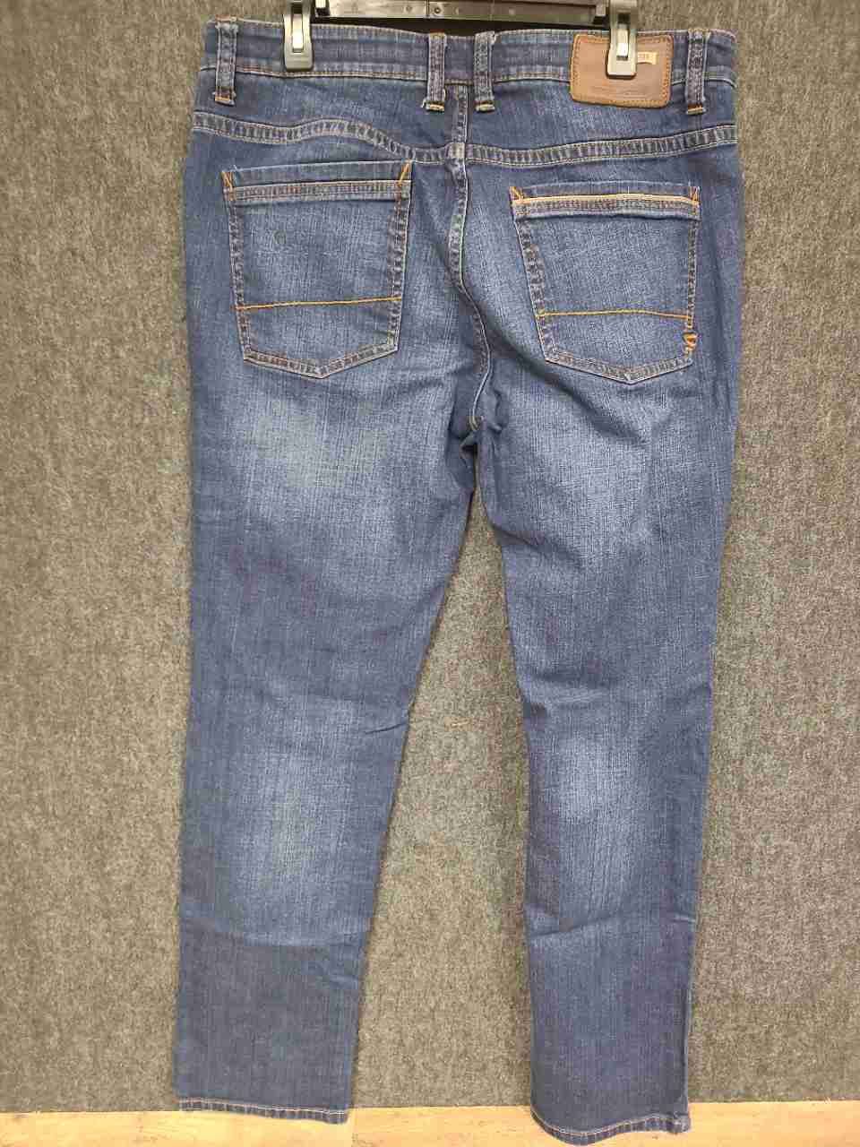 Camel Active Men's Houston Straight Fit Blue Faded Denim Jeans Sz 38/34