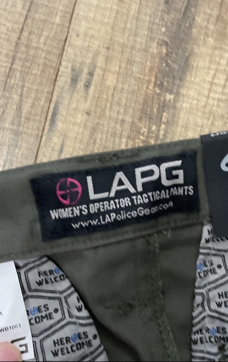 LAPG Women's Operator Tactical Pants OD Green Ripstop Cargo Size 6 Short NWT
