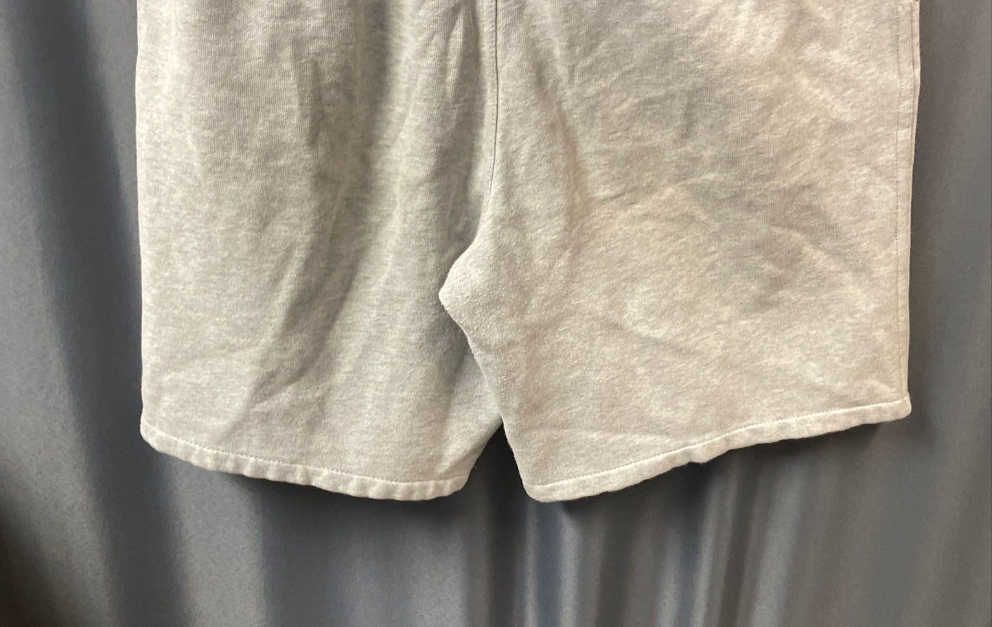 Polo Ralph Lauren Boys Gray Knit Sweat Shorts Blue Pony Logo Sz XL 18-20
