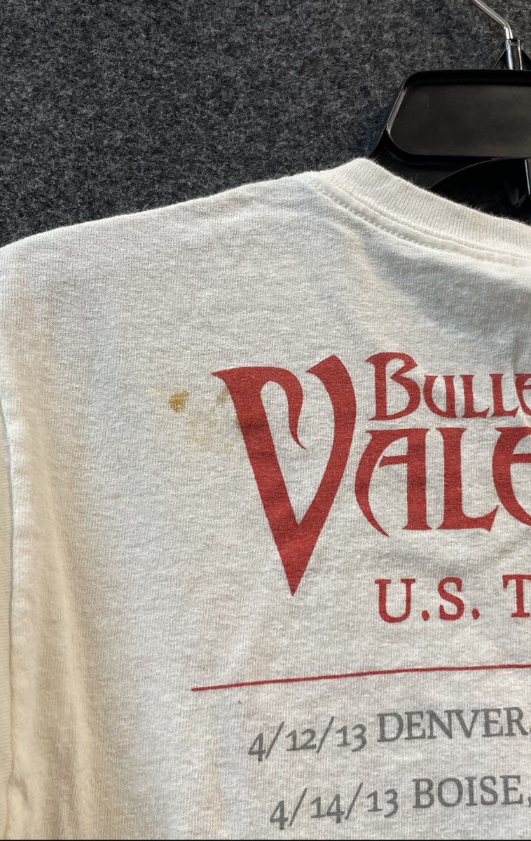 Bullet For My Valentine 2013 Temper Temper US Tour T-Shirt Sz S