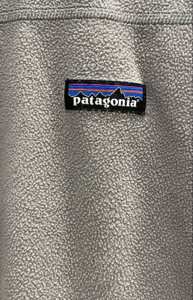 Patagonia Men's Micro D 1/4 Zip Fleece Pullover Gray Size L