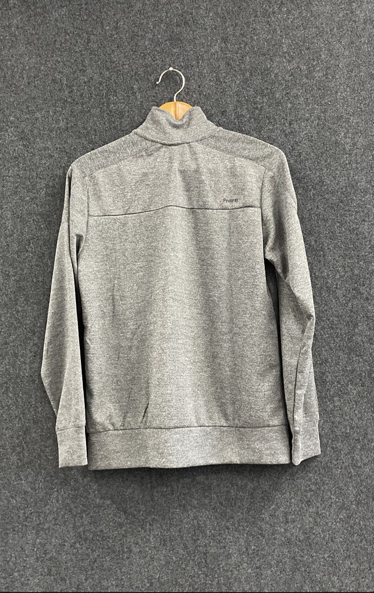 Spyder Men's Gray Full Zip ProWeb Performance Active Fleece Jacket Sz M