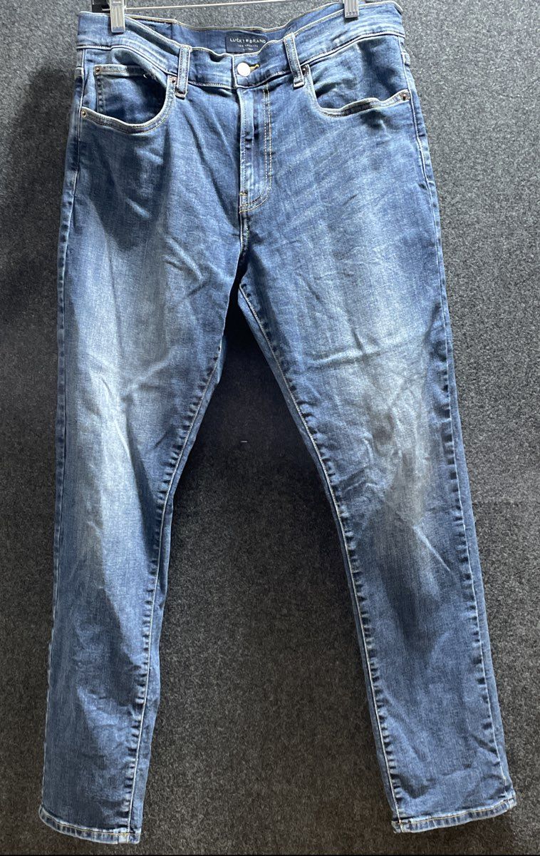 Lucky Brand Men's 412 Athletic Slim Blue Faded Jeans Sz 32x32