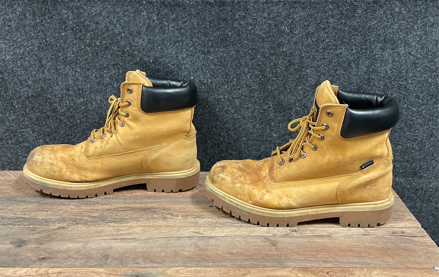 Timberland PRO Direct Attach 6" Soft Toe Waterproof Wheat Work Boots Size 12M