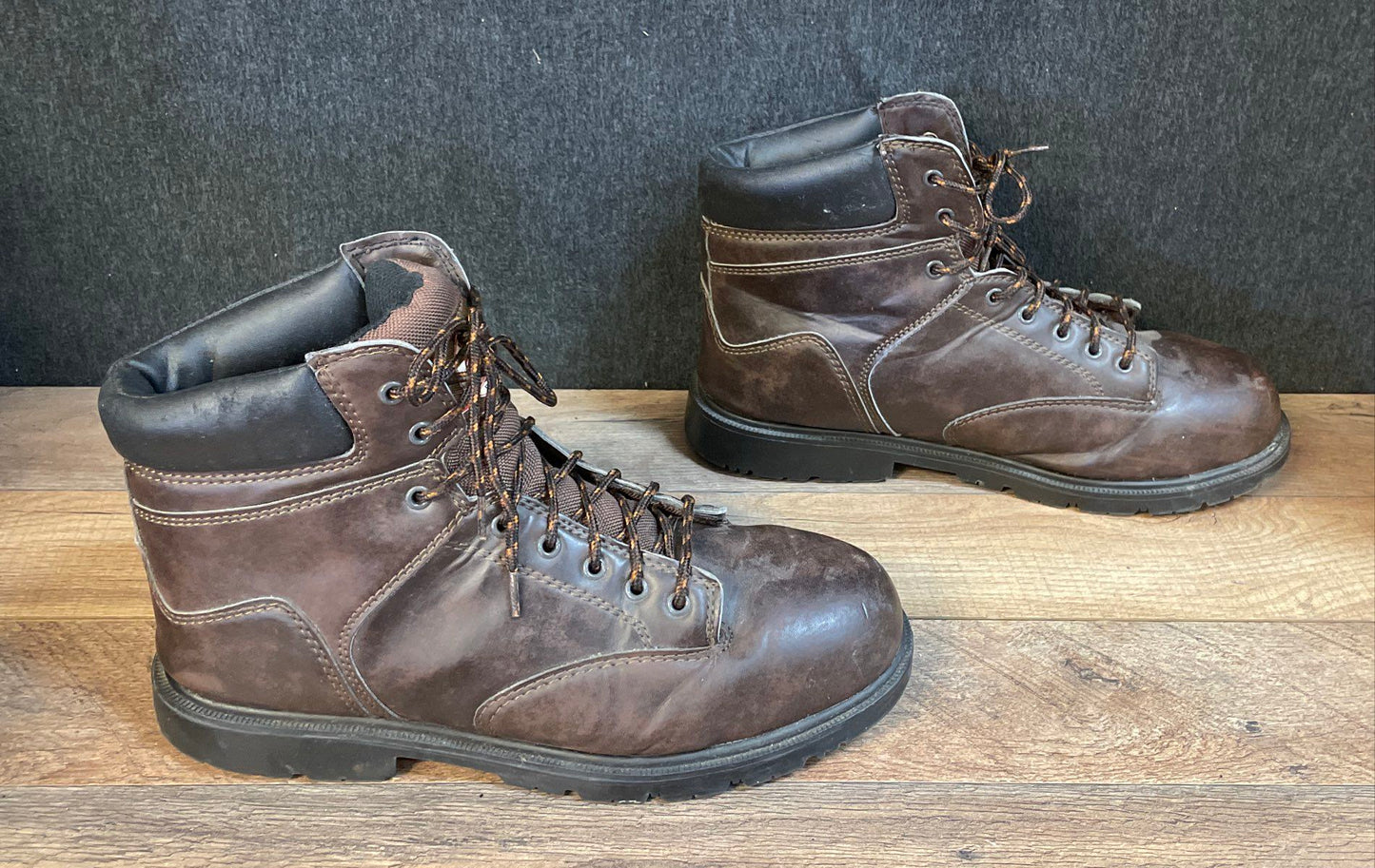 Brahma Raid Brown Steel Toe Work Boots Men's Size 13