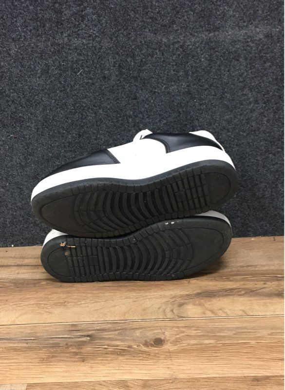 Steve Madden Natalie Black White Platform Low Top Sneakers Women's Size 9.5