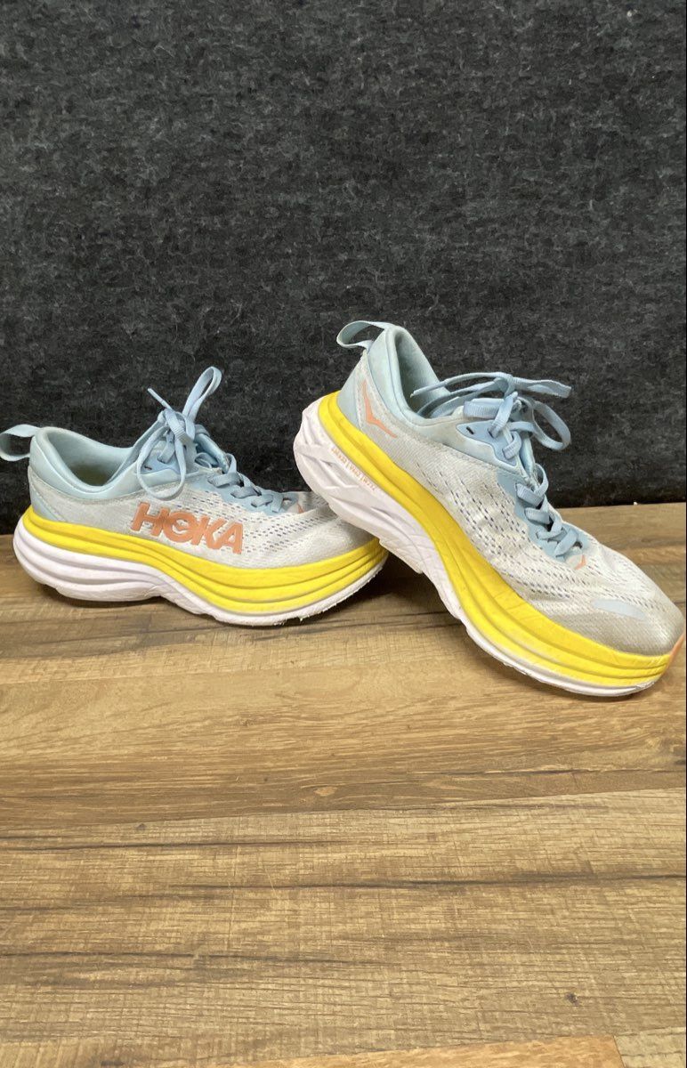 Hoka One One Bondi 8 Summer Song Cantaloupe Women's Running Shoes Size 5.5