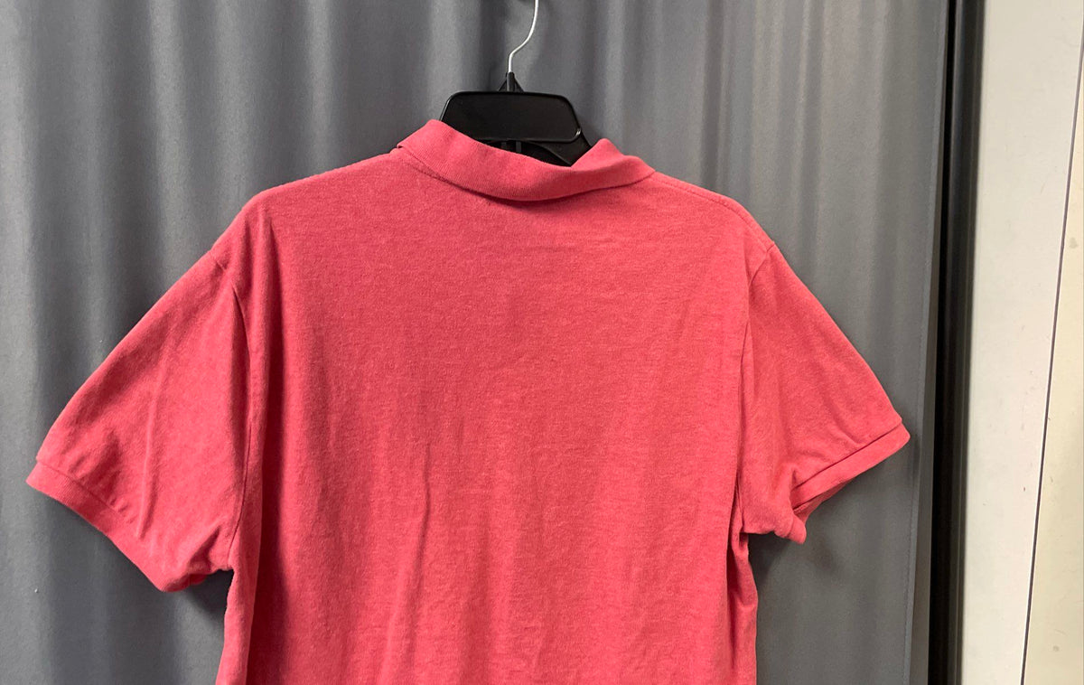 Polo Ralph Lauren Men's Red Custom Slim Fit Pique Cotton Golf Shirt XL