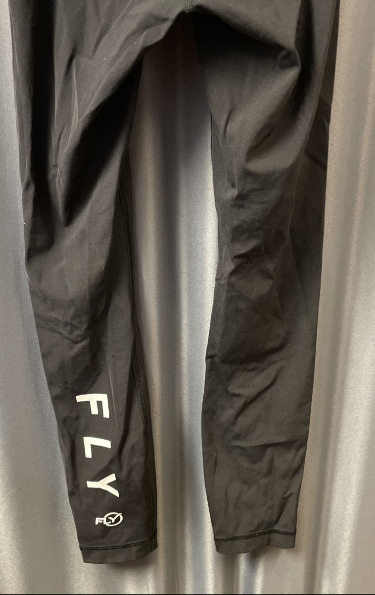 Lululemon Women's Black High-Rise Leggings Flywheel Sports FLY Graphic Sz 2