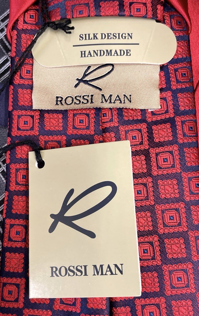 NWT Men's Necktie Lot Stafford Calvin Klein Rossi Man Silk Plaid Paisley 7pc