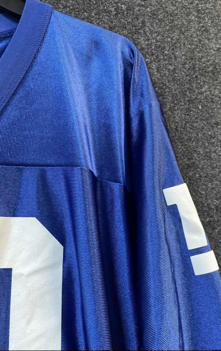 NFL Team Apparel Men's New York Giants Eli Manning #10 Blue Jersey Sz M
