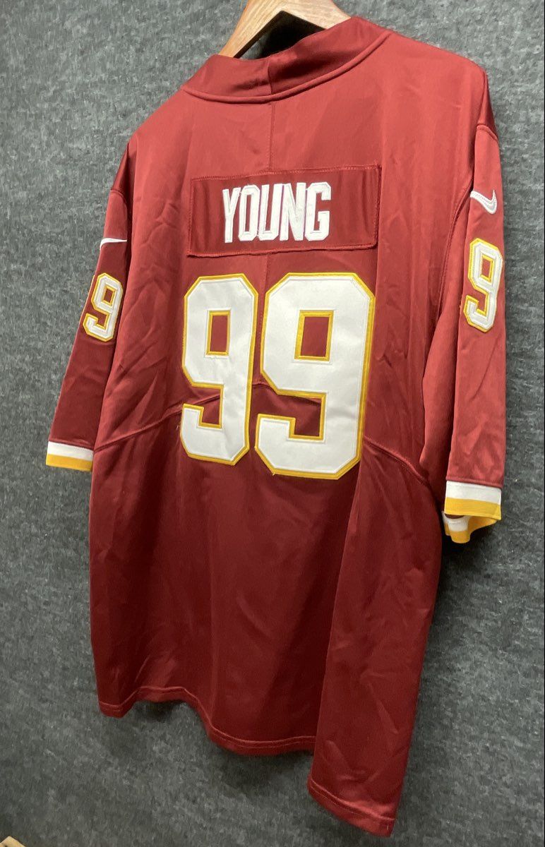 Nike Men's Washington Football Team Chase Young #99 Game Jersey Burgundy Sz XL
