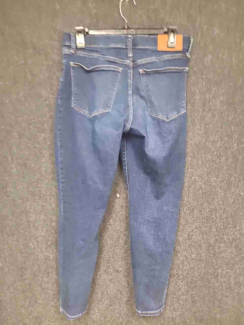 Lucky Brand Women's Blue Skinny Ankle Stretch Denim Jeans Size 12 / 31