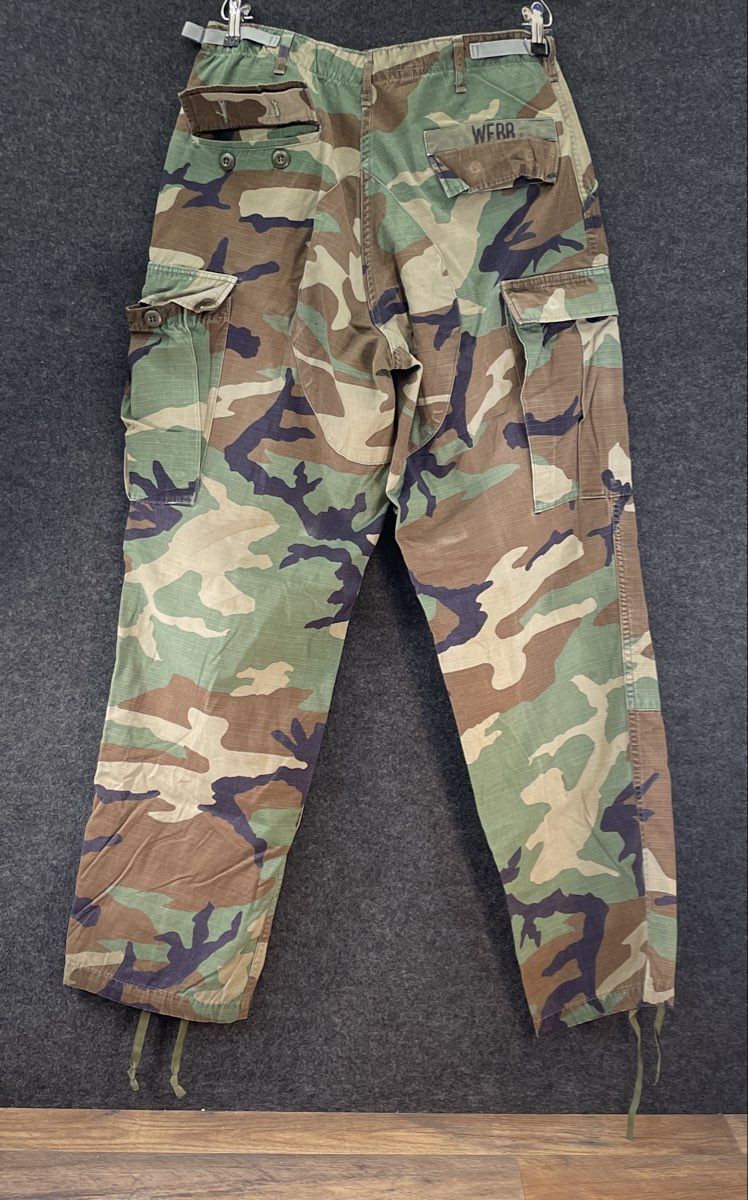 Vintage 80s 90s U.S. Military M81 Woodland Camo BDU Cargo Pants Unlabeled