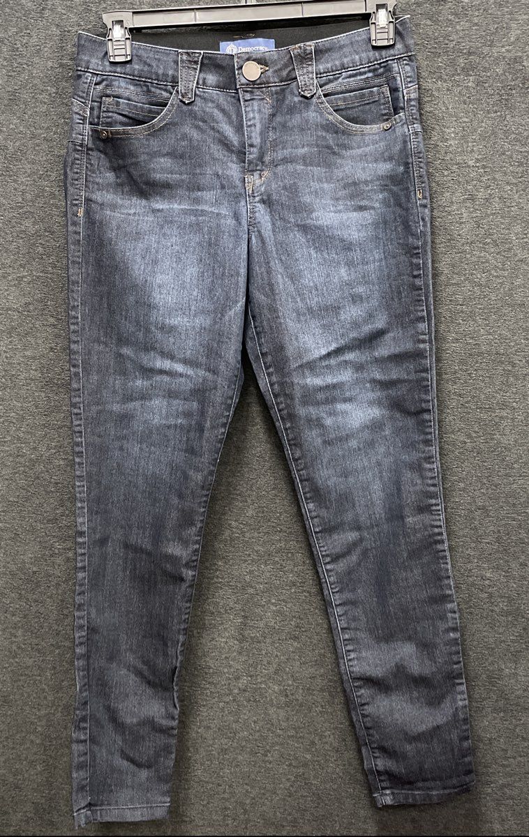 Democracy Women's Ab solution Skinny Jeans Dark Blue Stretch Wash Sz 10