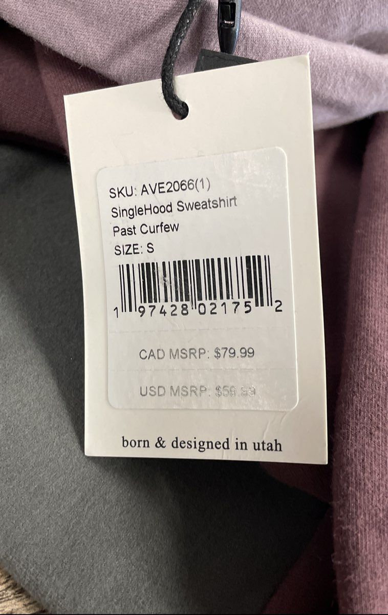 Ampersand Avenue Women's Past Curfew Colorblock Hoodie NWT Sz S