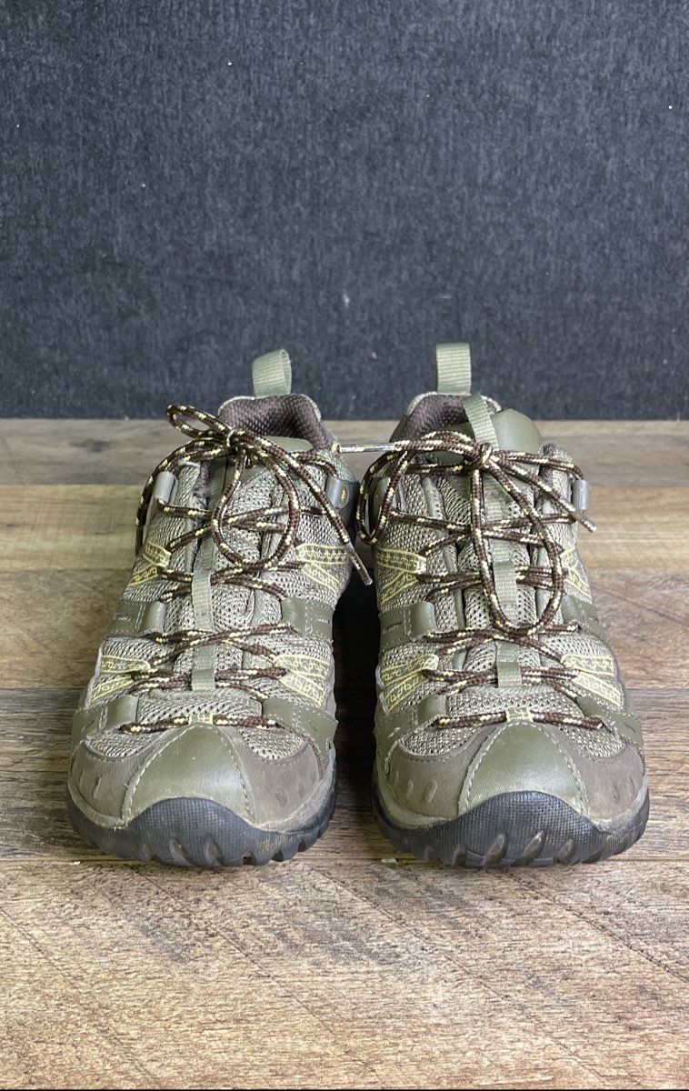Merrell Siren Sport 2 Brindle Olive Green Waterproof Hiking Shoes Size 7
