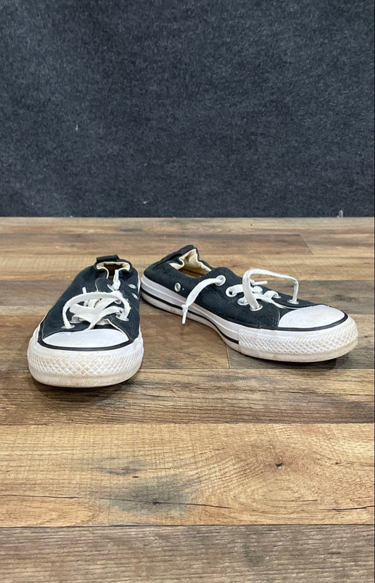 Converse Chuck Taylor All Star Shoreline Slip-On Black White Women's Size 7.5