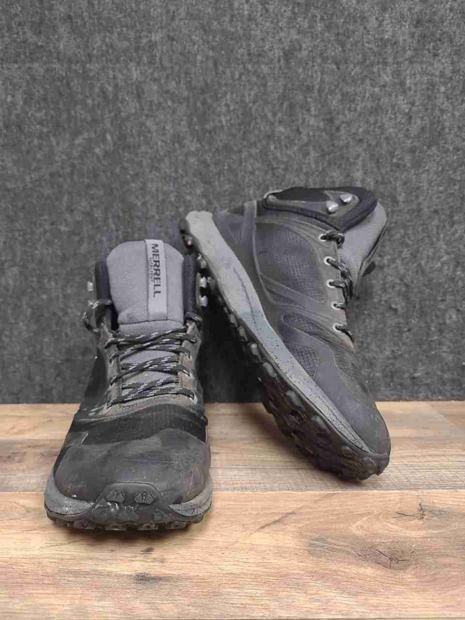 Merrell Altalight Mid Waterproof Black Rock Men's Hiking Boots Size 9.5
