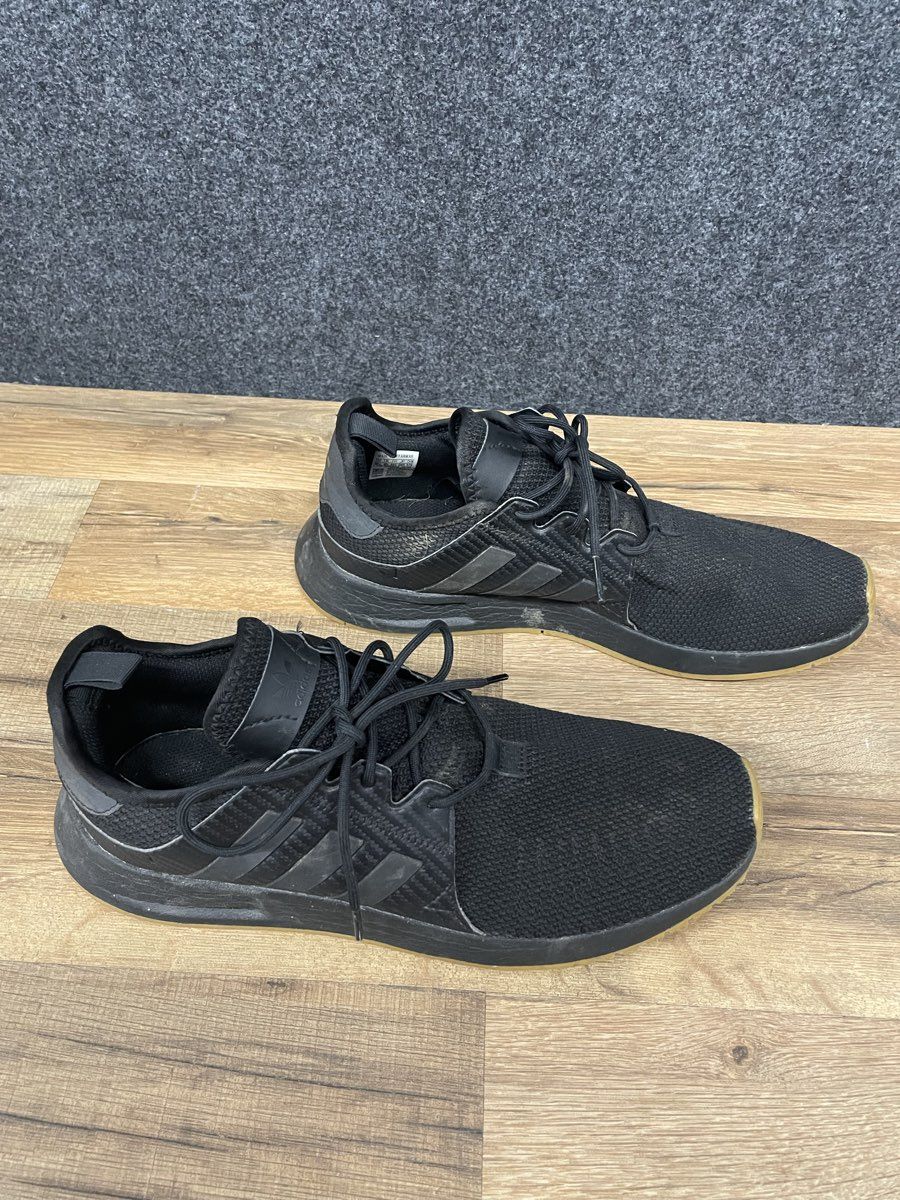 Adidas X_PLR Core Black Gum Lifestyle Running Sneakers Men's Size 10.5