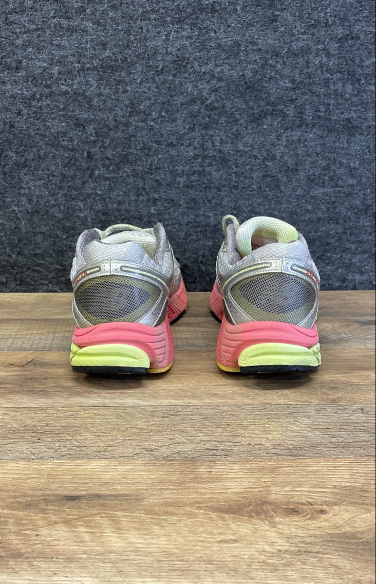 New Balance 860v4 Silver Pink Yellow Running Shoes Women's Size 13