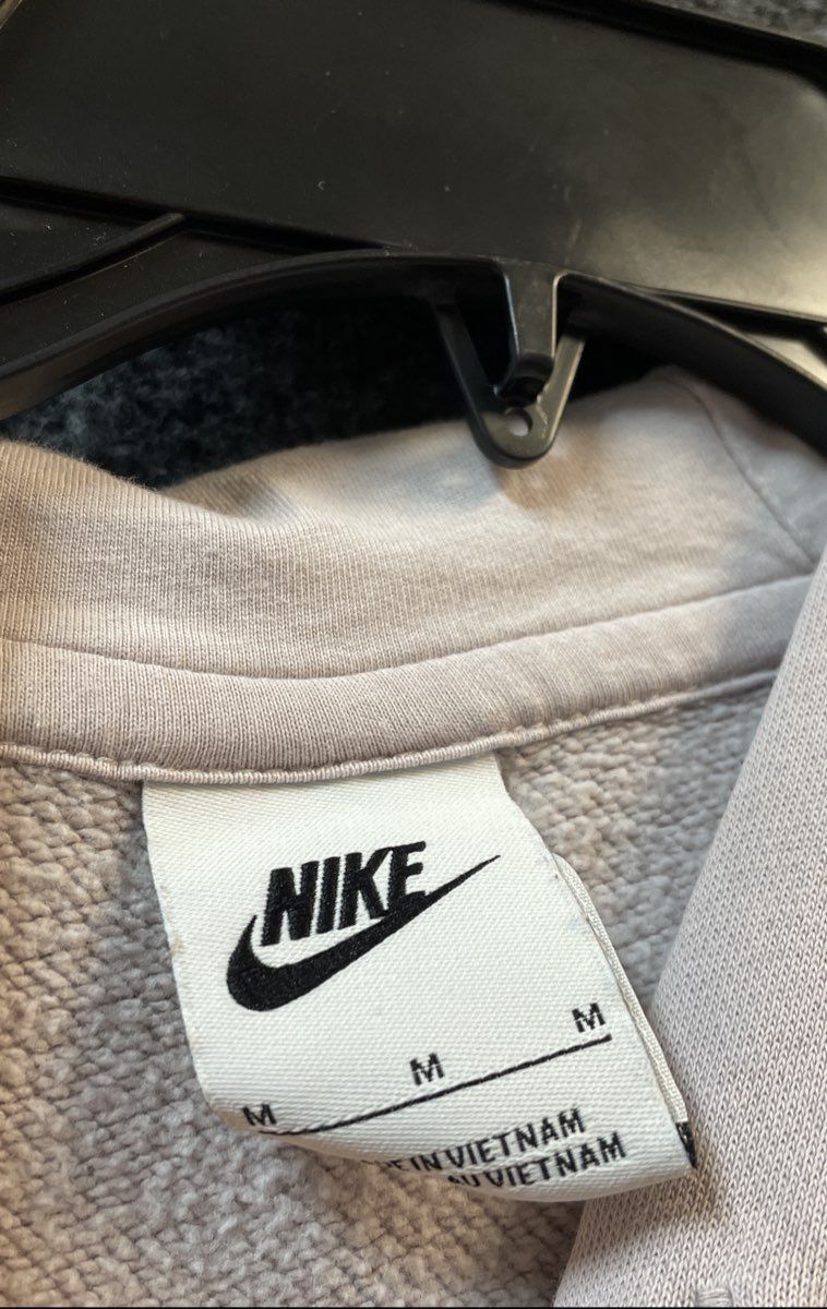 Nike Women's Sportswear Club Fleece Pullover Hoodie Pale Pink Sz M