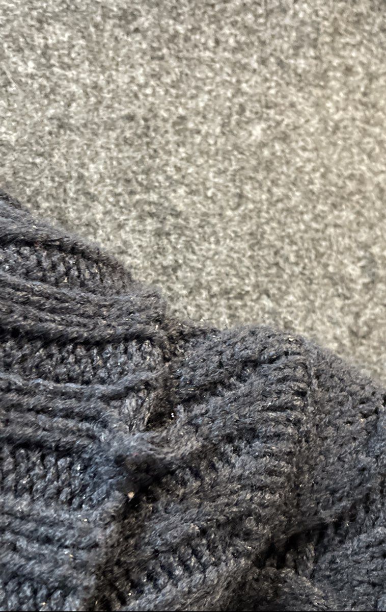 Simply Vera Vera Wang Women's Gray Cable Knit Cowl Neck Sweater Size L