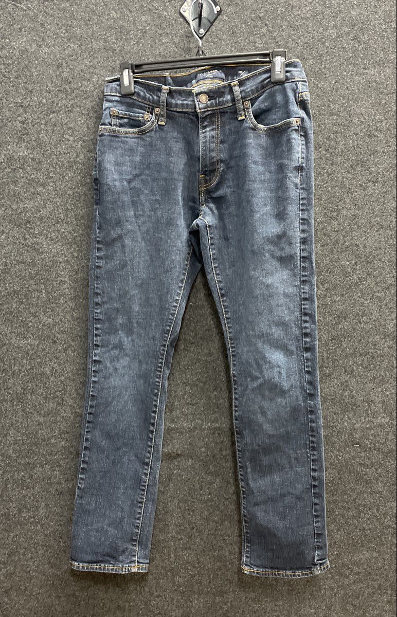 Lucky Brand Men's Dark Wash Blue Slim Straight Leg Denim Jeans Sz 29x30