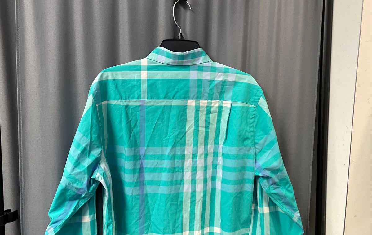 Southern Tide Men's Sailgate Plaid Trim Fit Shirt Tropical Palm NWT Sz M
