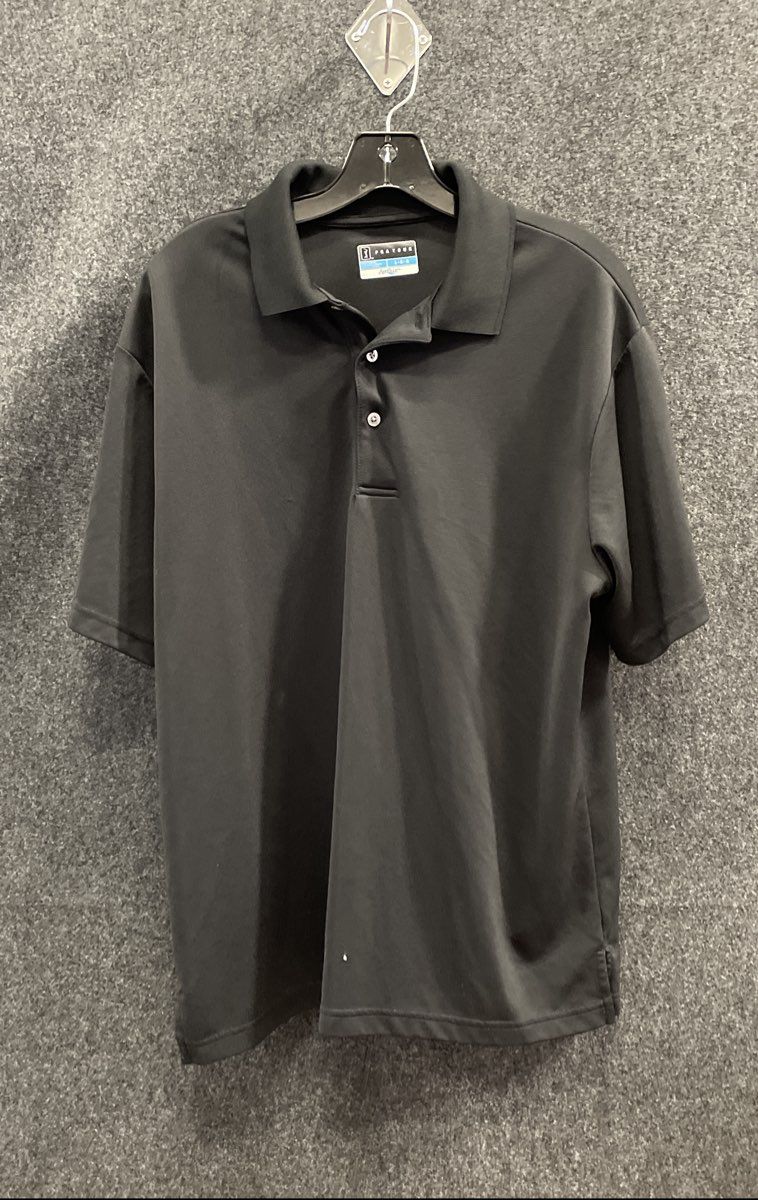 PGA Tour Men's Polo Shirts Lot of 2 Gray Airflux Short Sleeve Sz L