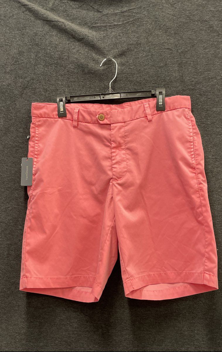Turtleson Men's Pink Performance Stretch Golf Shorts Sz 34 NWT