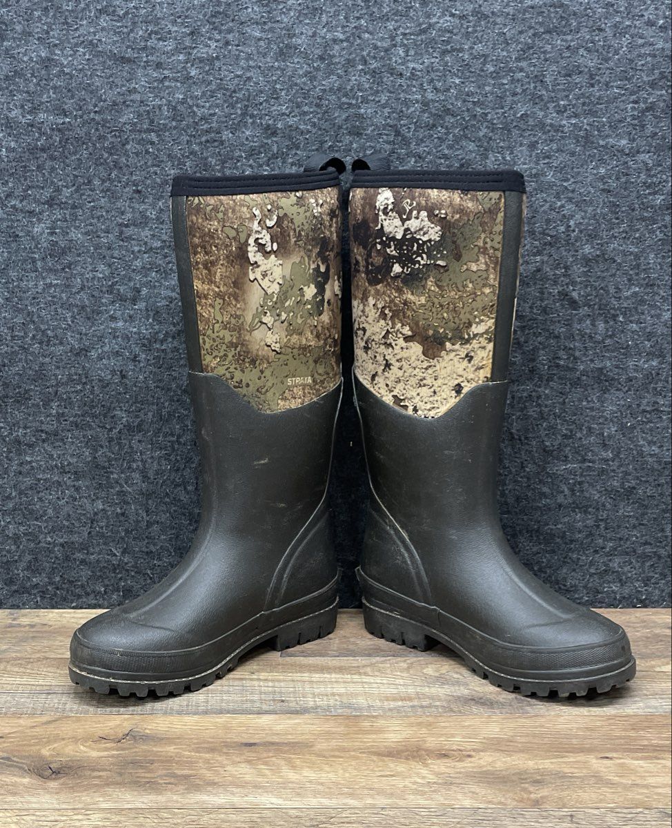 RedHead TrueTimber Strata Camo Neoprene Rubber Hunting Boots Size 4