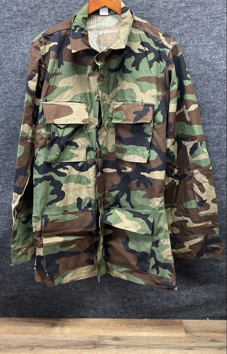 Lion Apparel Men's Woodland Camo BDU Jacket Fire Rescue Station Wear Sz M-XL